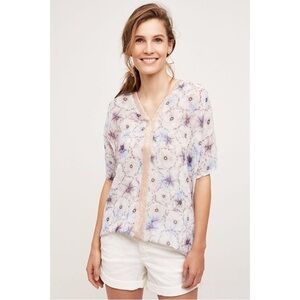 ANTHROPOLOGIE ONE SEPTEMBER Lyla Sheer Tunic